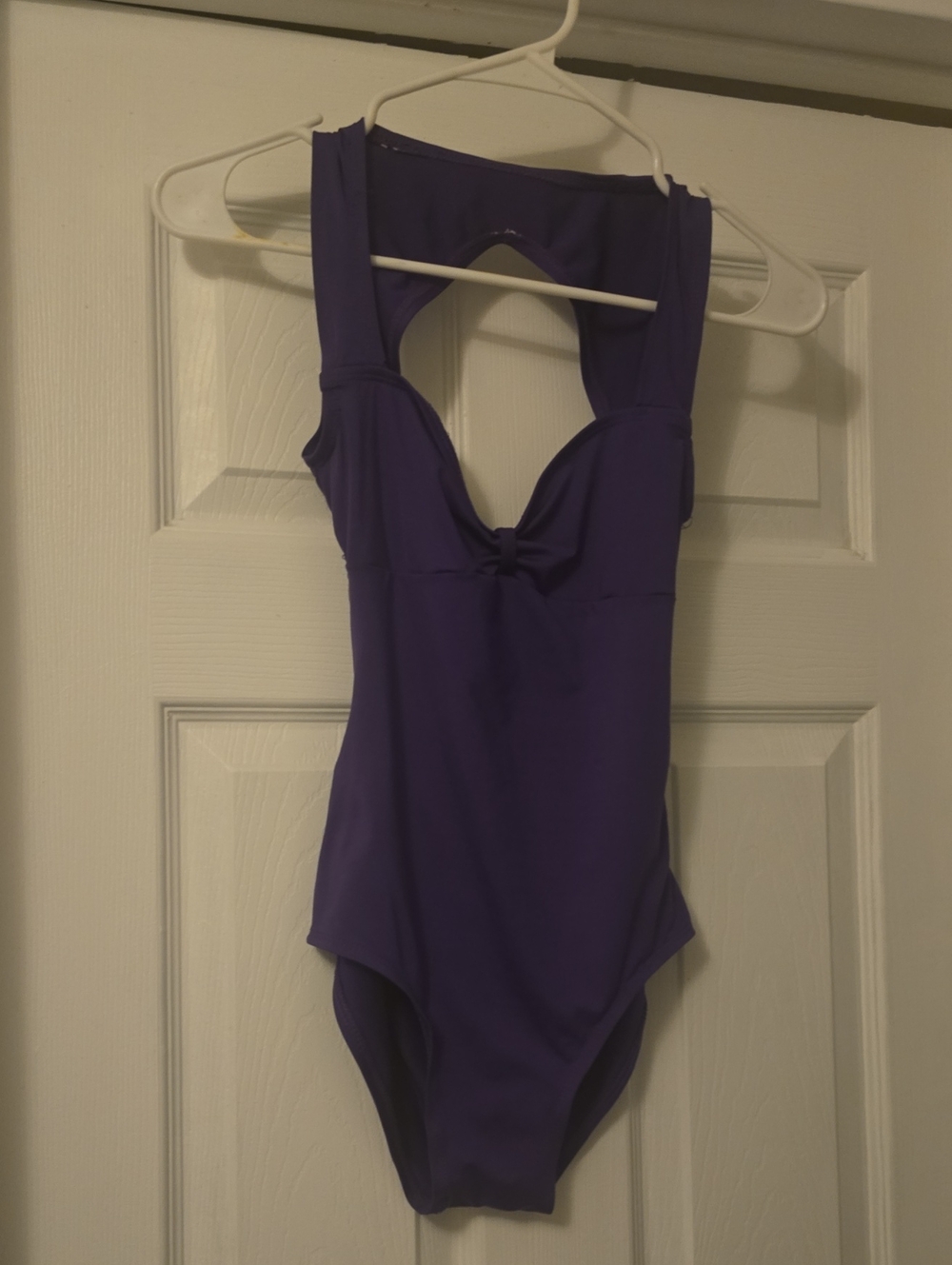 Girls' Purple One-Piece Swimsuit - Kid's Athletic Fit